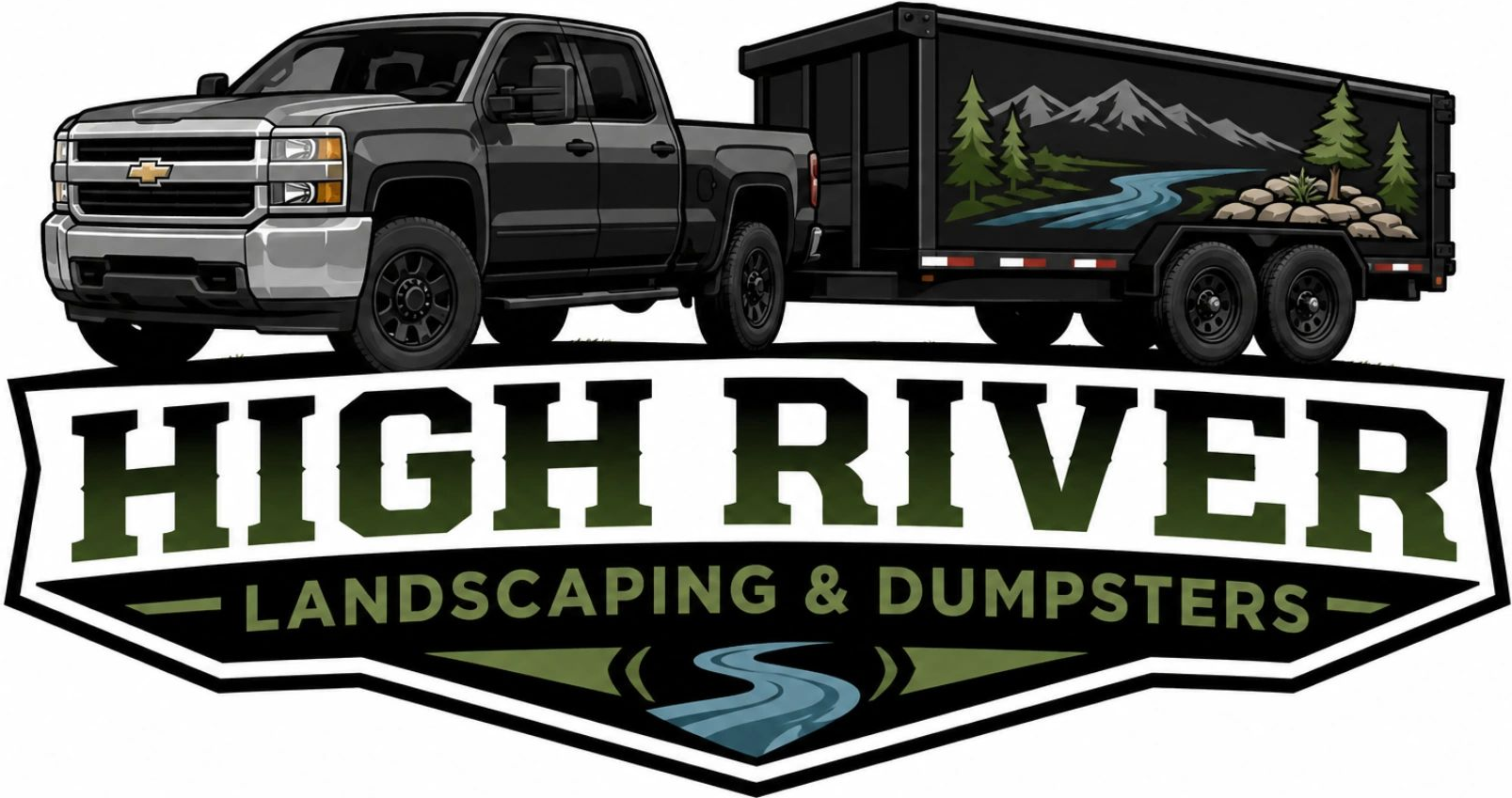 High River Landscaping and Dumpsters logo
